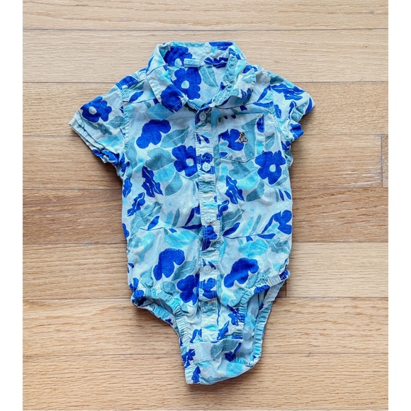 Baby gap toddler cotton button down onesie - Picture 1 of 1